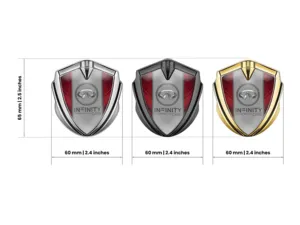 Infiniti Silikon Emblem Abzeichen Robustes Premium Feeling